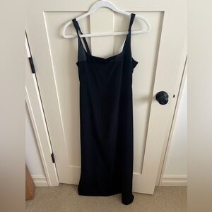 Ann Taylor Strapless Black Dress - vintage 90s